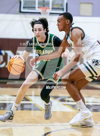 Thumbnail 3 in St. Bonaventure vs St. Francis (St. Francis Holiday Hoopfest Tournament) photogallery.