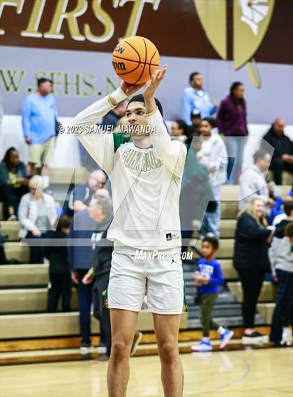 Thumbnail 3 in St. Bonaventure vs St. Francis (St. Francis Holiday Hoopfest Tournament) photogallery.