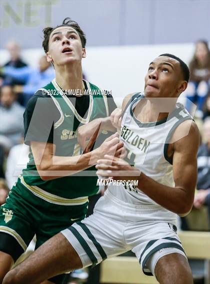 Thumbnail 3 in St. Bonaventure vs St. Francis (St. Francis Holiday Hoopfest Tournament) photogallery.