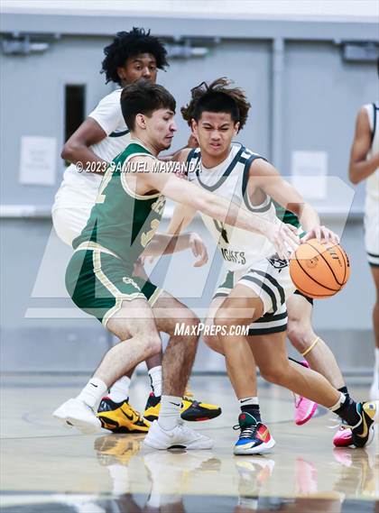 Thumbnail 3 in St. Bonaventure vs St. Francis (St. Francis Holiday Hoopfest Tournament) photogallery.