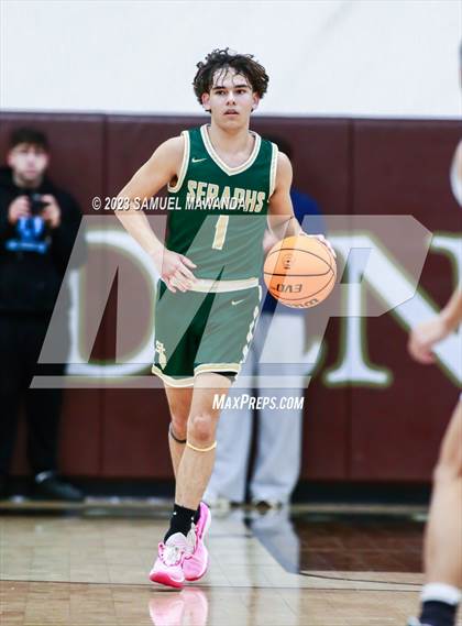 Thumbnail 3 in St. Bonaventure vs St. Francis (St. Francis Holiday Hoopfest Tournament) photogallery.