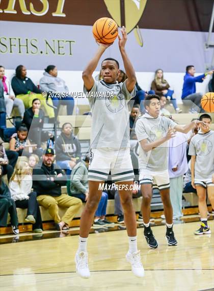 Thumbnail 1 in St. Bonaventure vs St. Francis (St. Francis Holiday Hoopfest Tournament) photogallery.