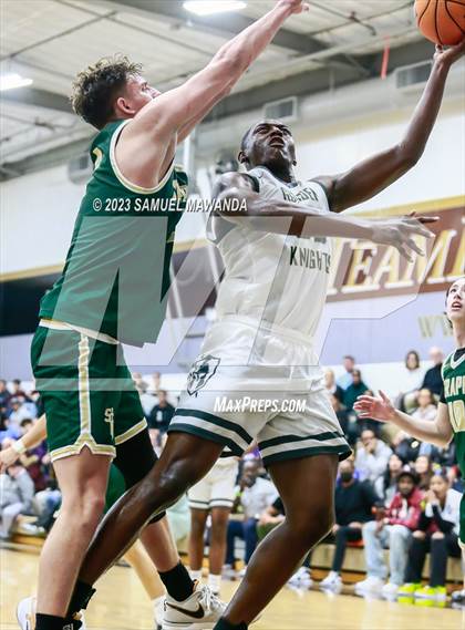 Thumbnail 2 in St. Bonaventure vs St. Francis (St. Francis Holiday Hoopfest Tournament) photogallery.