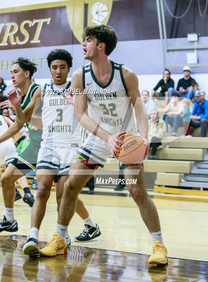 Thumbnail 2 in St. Bonaventure vs St. Francis (St. Francis Holiday Hoopfest Tournament) photogallery.