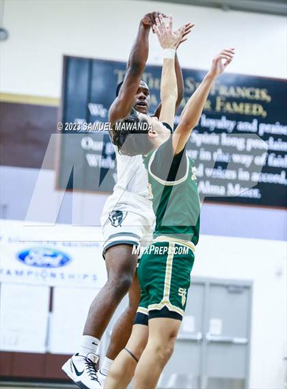 Thumbnail 1 in St. Bonaventure vs St. Francis (St. Francis Holiday Hoopfest Tournament) photogallery.