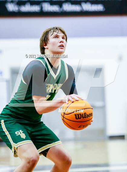Thumbnail 1 in St. Bonaventure vs St. Francis (St. Francis Holiday Hoopfest Tournament) photogallery.