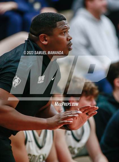 Thumbnail 3 in St. Bonaventure vs St. Francis (St. Francis Holiday Hoopfest Tournament) photogallery.