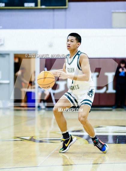 Thumbnail 1 in St. Bonaventure vs St. Francis (St. Francis Holiday Hoopfest Tournament) photogallery.