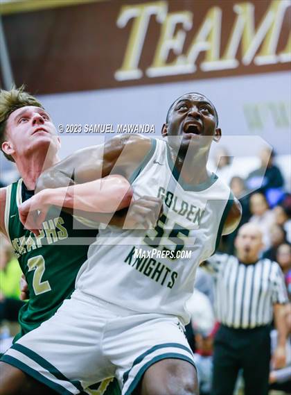 Thumbnail 2 in St. Bonaventure vs St. Francis (St. Francis Holiday Hoopfest Tournament) photogallery.
