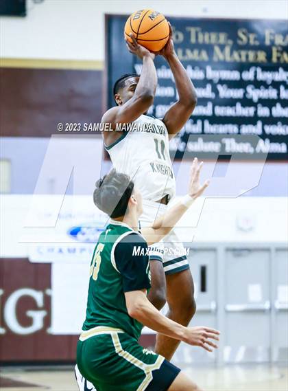Thumbnail 1 in St. Bonaventure vs St. Francis (St. Francis Holiday Hoopfest Tournament) photogallery.