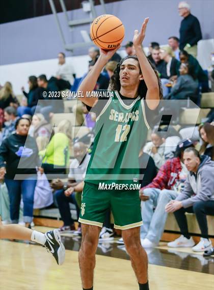 Thumbnail 2 in St. Bonaventure vs St. Francis (St. Francis Holiday Hoopfest Tournament) photogallery.