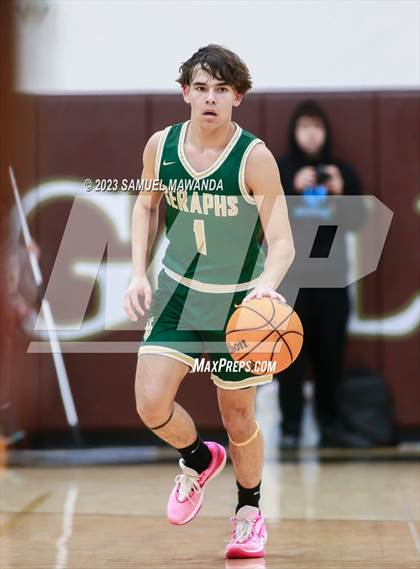 Thumbnail 2 in St. Bonaventure vs St. Francis (St. Francis Holiday Hoopfest Tournament) photogallery.
