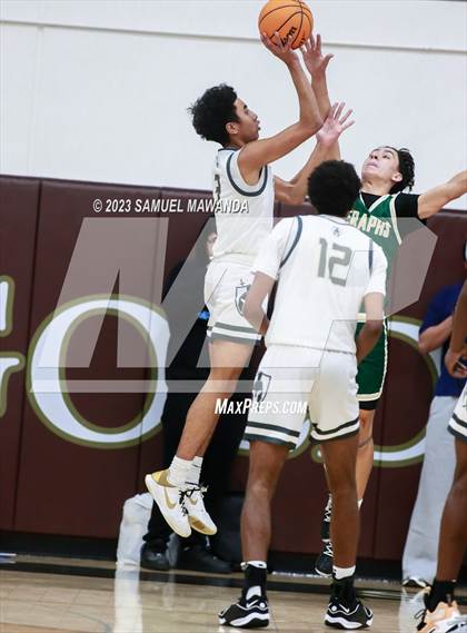 Thumbnail 1 in St. Bonaventure vs St. Francis (St. Francis Holiday Hoopfest Tournament) photogallery.