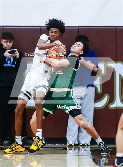 Thumbnail 2 in St. Bonaventure vs St. Francis (St. Francis Holiday Hoopfest Tournament) photogallery.