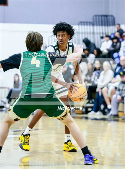 Thumbnail 1 in St. Bonaventure vs St. Francis (St. Francis Holiday Hoopfest Tournament) photogallery.