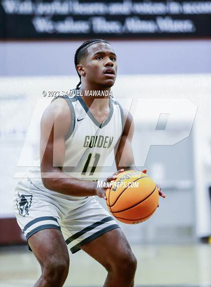 Thumbnail 2 in St. Bonaventure vs St. Francis (St. Francis Holiday Hoopfest Tournament) photogallery.