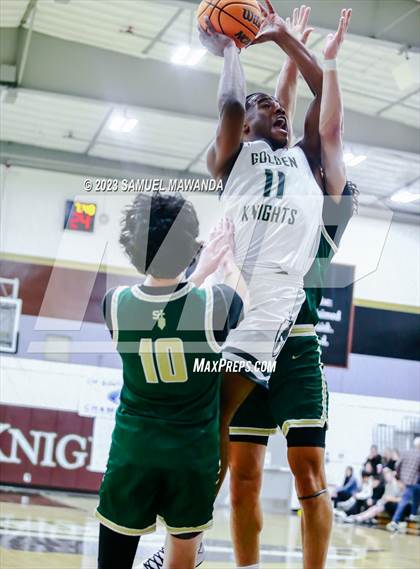 Thumbnail 3 in St. Bonaventure vs St. Francis (St. Francis Holiday Hoopfest Tournament) photogallery.
