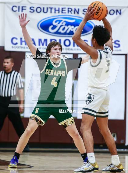 Thumbnail 3 in St. Bonaventure vs St. Francis (St. Francis Holiday Hoopfest Tournament) photogallery.