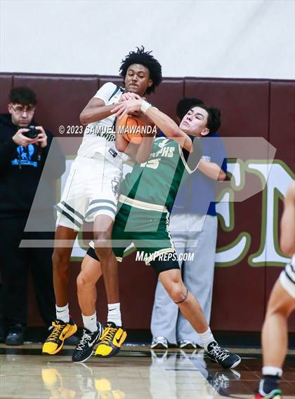 Thumbnail 1 in St. Bonaventure vs St. Francis (St. Francis Holiday Hoopfest Tournament) photogallery.