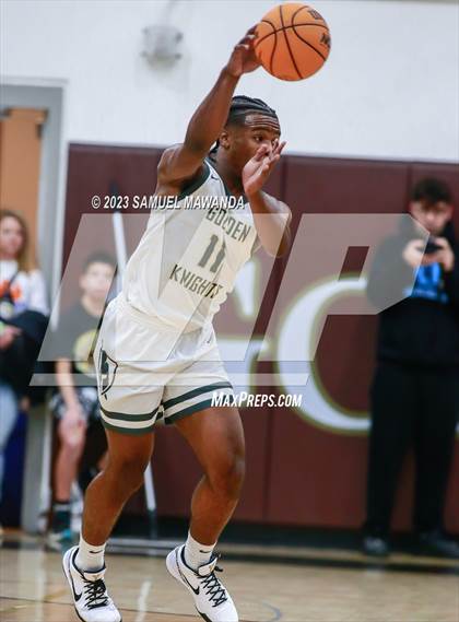 Thumbnail 2 in St. Bonaventure vs St. Francis (St. Francis Holiday Hoopfest Tournament) photogallery.