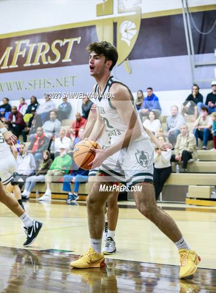 Thumbnail 3 in St. Bonaventure vs St. Francis (St. Francis Holiday Hoopfest Tournament) photogallery.