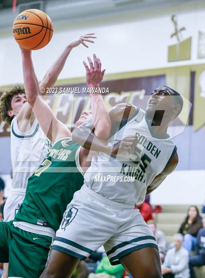 Thumbnail 3 in St. Bonaventure vs St. Francis (St. Francis Holiday Hoopfest Tournament) photogallery.