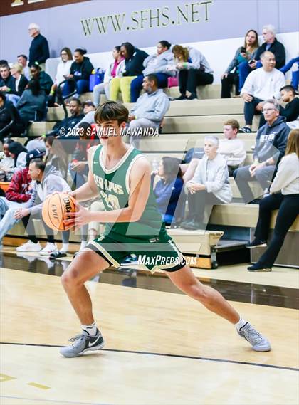Thumbnail 3 in St. Bonaventure vs St. Francis (St. Francis Holiday Hoopfest Tournament) photogallery.