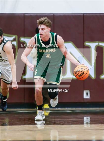 Thumbnail 3 in St. Bonaventure vs St. Francis (St. Francis Holiday Hoopfest Tournament) photogallery.