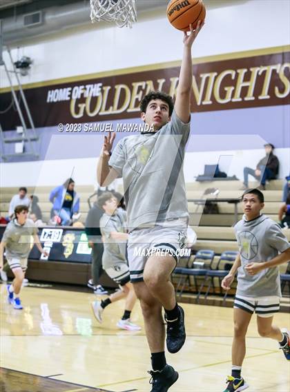 Thumbnail 1 in St. Bonaventure vs St. Francis (St. Francis Holiday Hoopfest Tournament) photogallery.