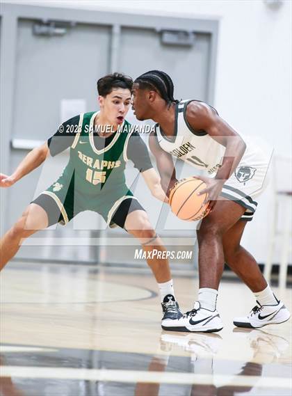 Thumbnail 1 in St. Bonaventure vs St. Francis (St. Francis Holiday Hoopfest Tournament) photogallery.