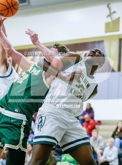 Thumbnail 2 in St. Bonaventure vs St. Francis (St. Francis Holiday Hoopfest Tournament) photogallery.