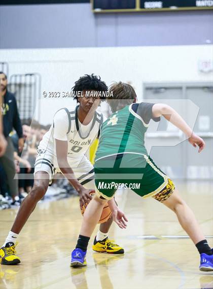 Thumbnail 1 in St. Bonaventure vs St. Francis (St. Francis Holiday Hoopfest Tournament) photogallery.