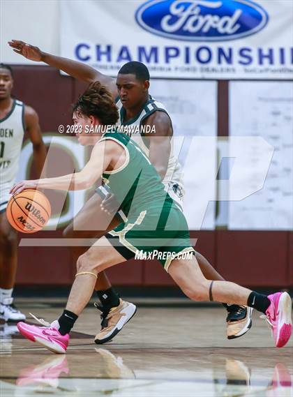 Thumbnail 3 in St. Bonaventure vs St. Francis (St. Francis Holiday Hoopfest Tournament) photogallery.