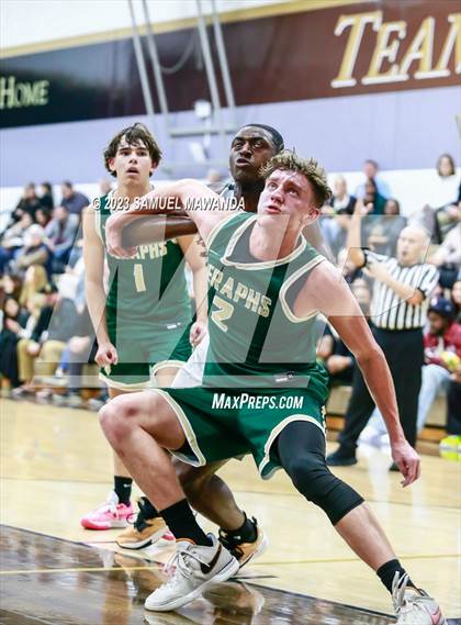 Thumbnail 2 in St. Bonaventure vs St. Francis (St. Francis Holiday Hoopfest Tournament) photogallery.