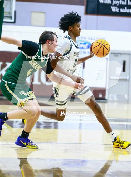 Thumbnail 2 in St. Bonaventure vs St. Francis (St. Francis Holiday Hoopfest Tournament) photogallery.