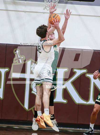 Thumbnail 3 in St. Bonaventure vs St. Francis (St. Francis Holiday Hoopfest Tournament) photogallery.