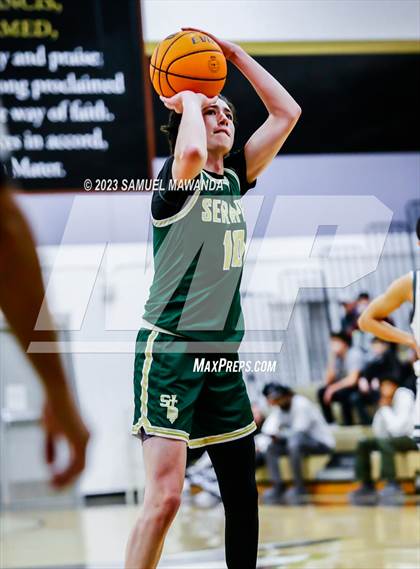 Thumbnail 2 in St. Bonaventure vs St. Francis (St. Francis Holiday Hoopfest Tournament) photogallery.