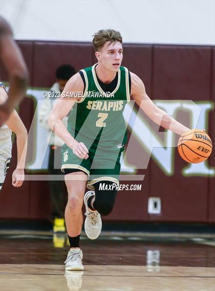 Thumbnail 2 in St. Bonaventure vs St. Francis (St. Francis Holiday Hoopfest Tournament) photogallery.