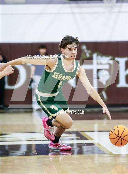 Thumbnail 1 in St. Bonaventure vs St. Francis (St. Francis Holiday Hoopfest Tournament) photogallery.