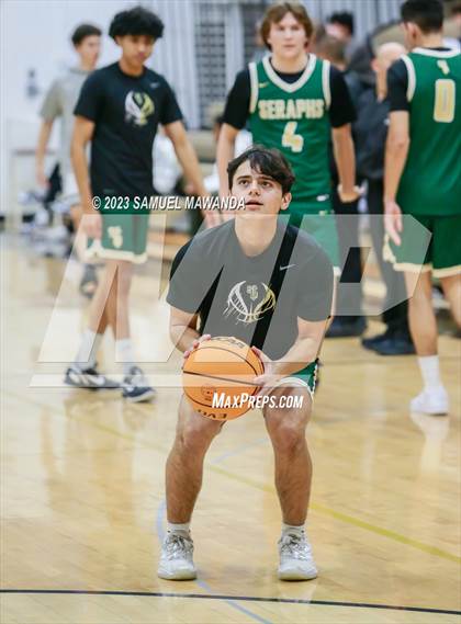 Thumbnail 2 in St. Bonaventure vs St. Francis (St. Francis Holiday Hoopfest Tournament) photogallery.