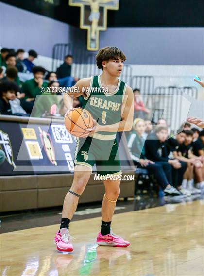 Thumbnail 2 in St. Bonaventure vs St. Francis (St. Francis Holiday Hoopfest Tournament) photogallery.