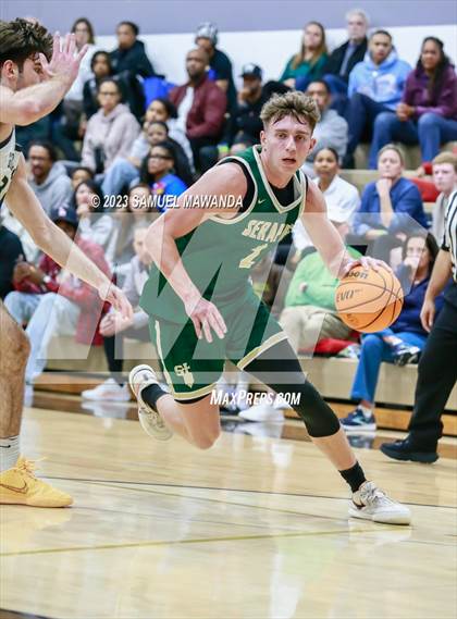 Thumbnail 3 in St. Bonaventure vs St. Francis (St. Francis Holiday Hoopfest Tournament) photogallery.