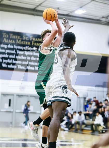 Thumbnail 3 in St. Bonaventure vs St. Francis (St. Francis Holiday Hoopfest Tournament) photogallery.