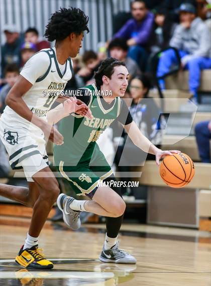 Thumbnail 2 in St. Bonaventure vs St. Francis (St. Francis Holiday Hoopfest Tournament) photogallery.