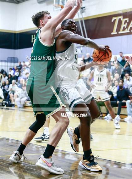 Thumbnail 2 in St. Bonaventure vs St. Francis (St. Francis Holiday Hoopfest Tournament) photogallery.