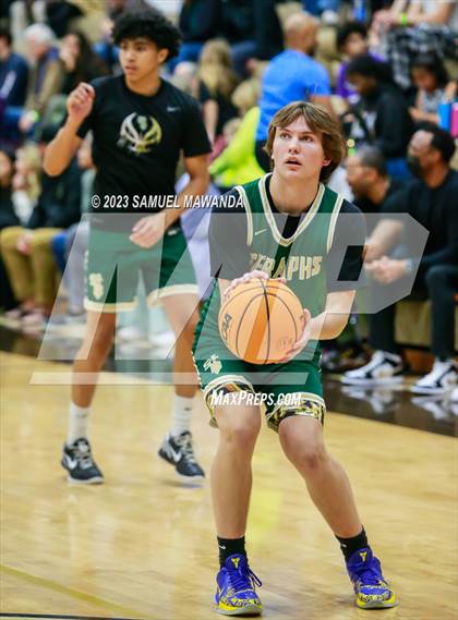Thumbnail 1 in St. Bonaventure vs St. Francis (St. Francis Holiday Hoopfest Tournament) photogallery.
