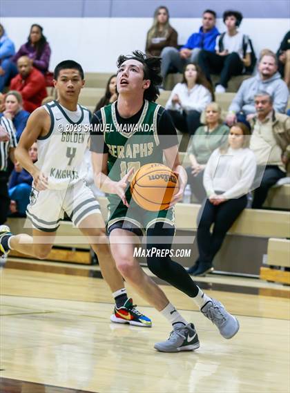 Thumbnail 1 in St. Bonaventure vs St. Francis (St. Francis Holiday Hoopfest Tournament) photogallery.