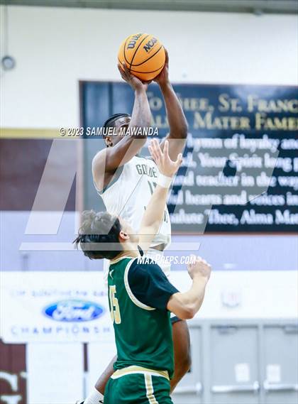 Thumbnail 2 in St. Bonaventure vs St. Francis (St. Francis Holiday Hoopfest Tournament) photogallery.