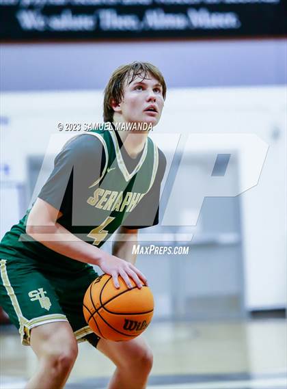 Thumbnail 3 in St. Bonaventure vs St. Francis (St. Francis Holiday Hoopfest Tournament) photogallery.