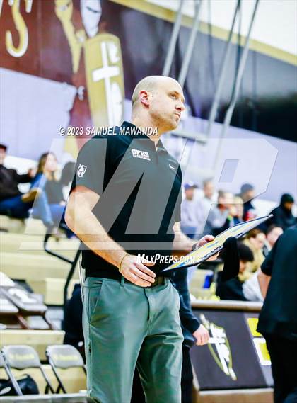 Thumbnail 1 in St. Bonaventure vs St. Francis (St. Francis Holiday Hoopfest Tournament) photogallery.